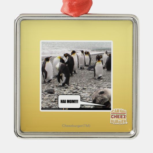 HAI MAMA!!! SILBERNES ORNAMENT (Vorne)