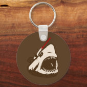 Hai mit einem Frickin' Laser Beam Schlüsselanhänger (Vorderseite)