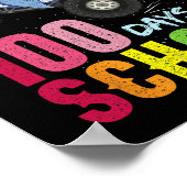 Hai-Monster-Lkw 100 Tage Schulkleidung Poster (Ecke)