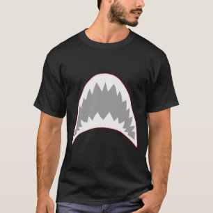 Hai-Mund-Kiefer Lazy leicht Kostüm zu Halloween Pa T-Shirt