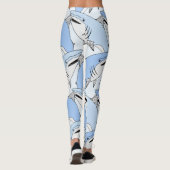 Hai Muster Leggings (Rückseite)