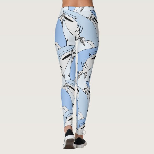 Hai Muster Leggings (Rückseite)