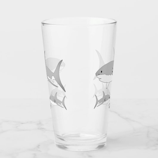 Hai - Ocean Life Squad® Glas (Links)