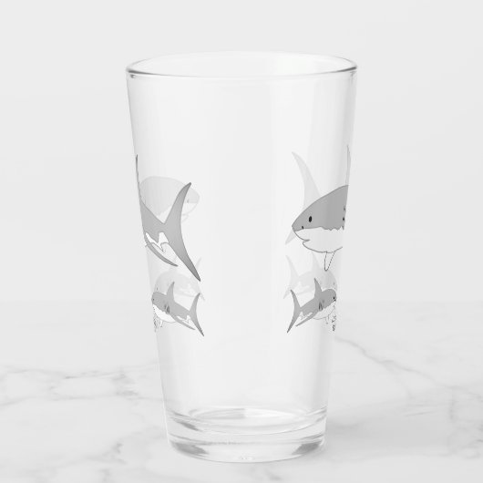 Hai - Ocean Life Squad® Glas (Rechts)