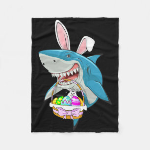 Hai-Osterhasen-Eierkorb Lustige Jungen Mädchen Kin Fleecedecke