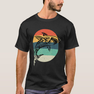 Hai-Ozean Urlaub Retro-Rücklauf Vintag T-Shirt