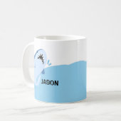 Hai Personalisiert Boy Name Tasse (Vorderseite Links)