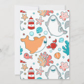 Hai-Personalisierte Geburtstagspartei Einladung (Rückseite)