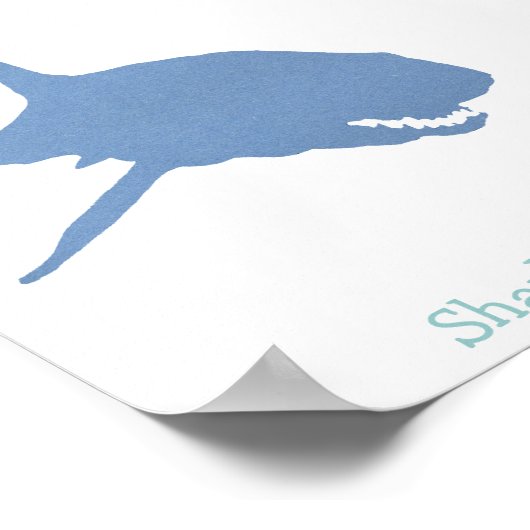 Hai-Poster Poster (Ecke)