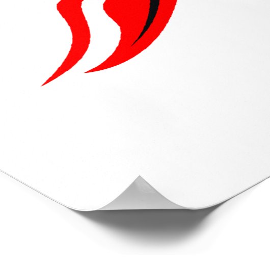 Hai-Poster Poster (Ecke)