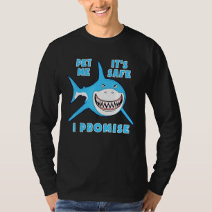 Hai Raubtier im sicheren Ozean Weißer Fisch Hai Qu T-Shirt
