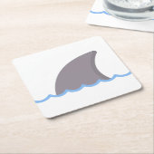 Hai Rechteckiger Pappuntersetzer (angewinkelt)