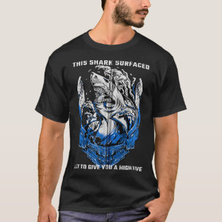 Hai-Redewendungen, die dieser Hai bedeckt hat, nur T-Shirt