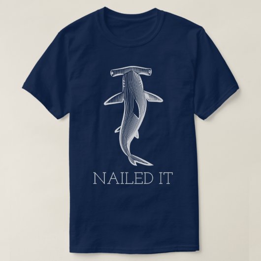 Hai-Redewendungen Funny Nails It T-Shirt (Design vorne)