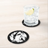 Hai Runder Pappuntersetzer (Vor Ort)