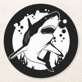 Hai Runder Pappuntersetzer (Vorderseite)