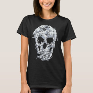 Hai Schädel für Männer Jungs Jungs Mädchen Hai H T-Shirt