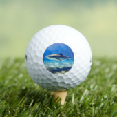Hai schwimmen Blaues Meer Golfball (Insitu T-Shirt)