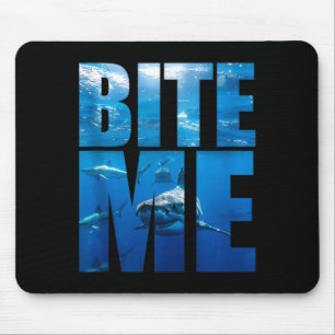 Hai-Shirt mit Hai-Biss für Hai-Fans, Woche der Sen Mousepad