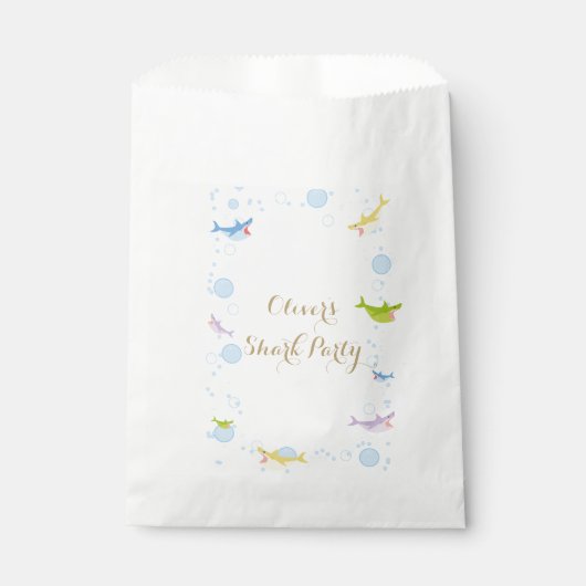 Hai Sommer Party Splash Birthday Bash Geschenktütchen (Vorderseite)