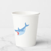 Hai Sommer Party Splash Birthday Bash Pappbecher (Rückseite)