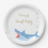 Hai Sommer Party Splash Birthday Bash Pappteller (Vorderseite)