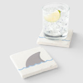 Hai Steinuntersetzer (Seitenansicht)