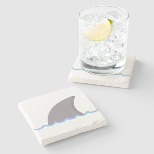 Hai Steinuntersetzer (Seitenansicht)