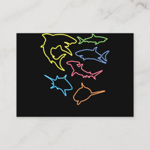 Hai-Symbol - Niedliche Haifisch-Liebhaber - Gesche Visitenkarte
