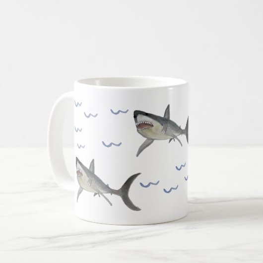 Hai-Tasse Kaffeetasse (Vorderseite Links)
