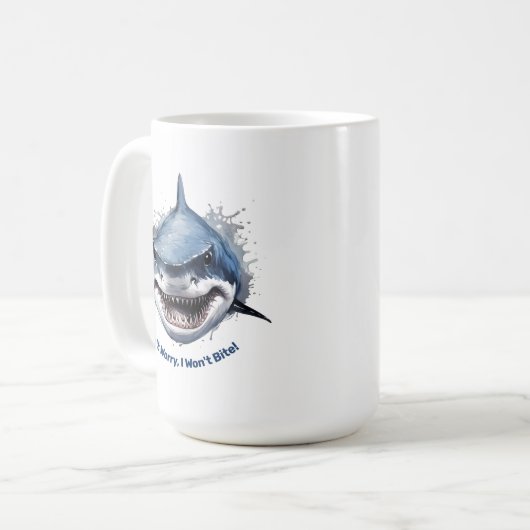 Hai-Tasse Kaffeetasse (Vorderseite Links)