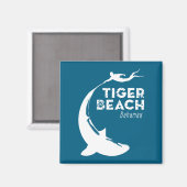Hai-Tauchen am Tiger Beach Magnet (Vorderseite/Rückseite)