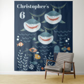 Hai Thema DIY Alter unter dem Meer Kinder Wandteppich (Beispiel)