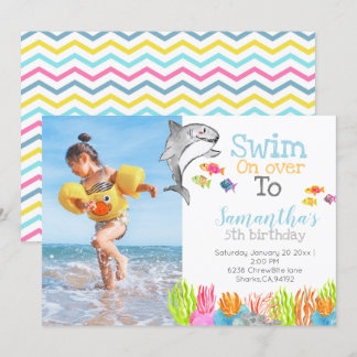 Hai-Thema Geburtstagsfeier Einladung