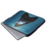 Hai-Tooth-Ozean Laptopschutzhülle (Vorne Knopf)