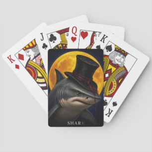 Hai Topfhut gothic Surreal Spielkarten