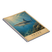 Hai Tropical Pacific VINTAGE Notizblock (Rechte Seite)