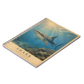 Hai Tropical Pacific VINTAGE Notizblock (Linke Seite)