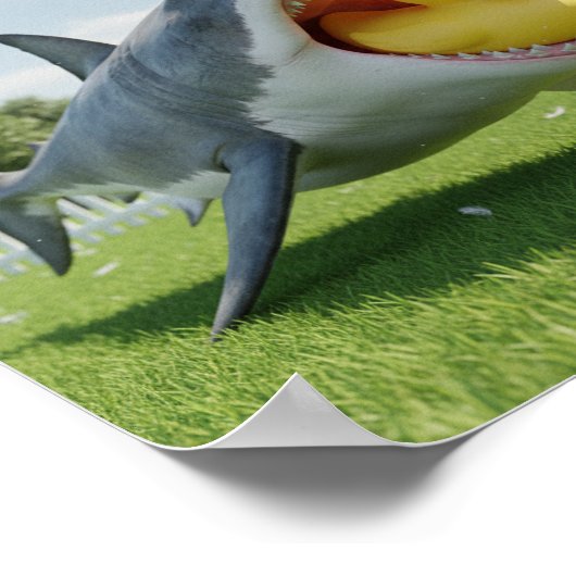 Hai- und Duckgefecht Poster (Ecke)