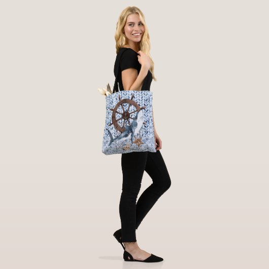 Hai- und Schiffslenkrad Tasche (Am Model)