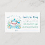 Hai unter dem Meer Babyduschbücher für Baby Begleitkarte (Vorderseite)