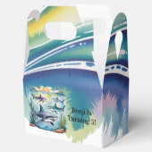 Hai unter dem Meer Junge Geburtstag Geschenkschachtel (Geöffnet)