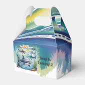 Hai unter dem Meer Junge Geburtstag Geschenkschachtel (Vorderseite)