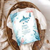 Hai unter dem Meer Tiere Diapper Raffle Begleitkarte