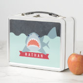 Hai unter dem Wasser Blue Boy Lunch Box (Beispiel)