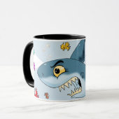 Hai unter Fischen Tasse (Vorderseite Links)