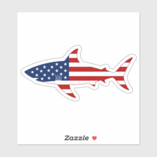 Hai USA Aufkleber
