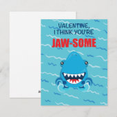 Hai-Valentin-Tageskarte Feiertagskarte (Vorne/Hinten)