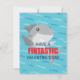 Hai-Valentinstagskarte Feiertagskarte
