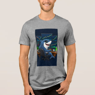 Hai von der Wall Street. Tri-Blend Shirt